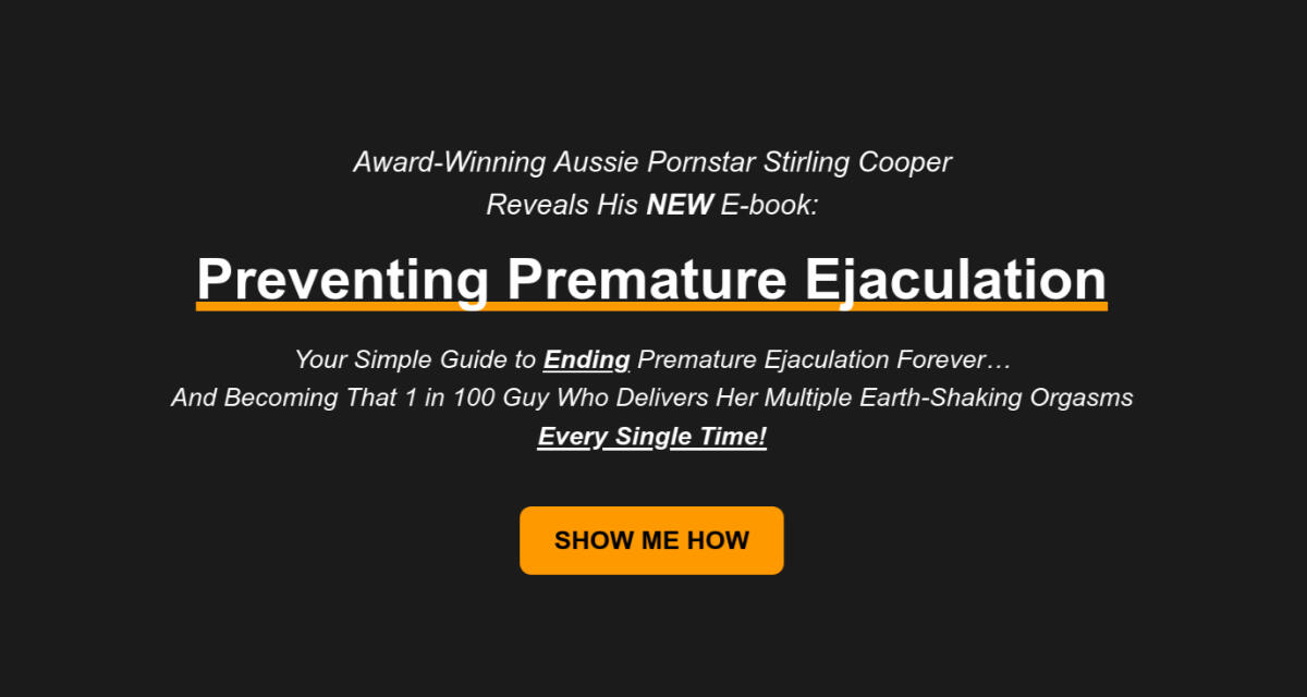 Preventing Premature Ejaculation